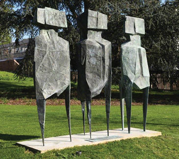 Chadwick, Lynn; The Watchers; University of Roehampton; http://www.artuk.org/artworks/the-watchers-266376