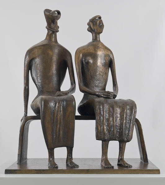 King and Queen 1952-3, cast 1957 Henry Moore OM, CH 1898-1986 Presented by the Friends of the Tate Gallery with funds provided by Associated Rediffusion Ltd 1959 http://www.tate.org.uk/art/work/T00228