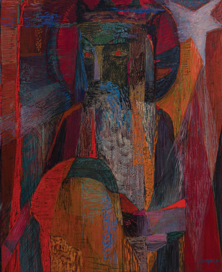 A painting of a man with a crown on his head. Description generated by AI