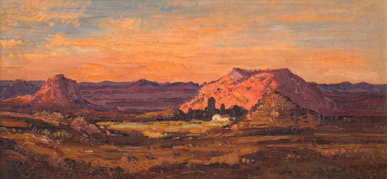 Extensive Landscape, Dusk By Jacob Hendrik Pierneef 