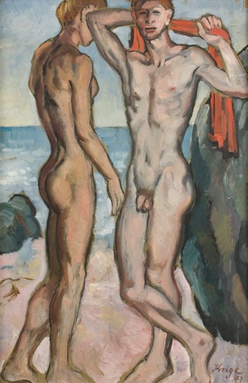 François Krige; Two Bathers