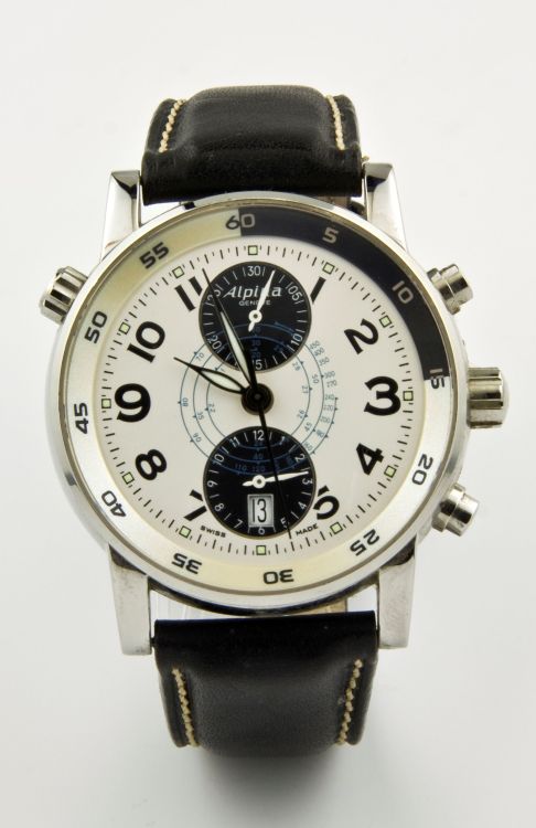 アルバニア AlpinaA stainless steel Startimer Chronograph wristwatch ref