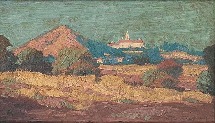 Meintjeskop and the Union Buildings by Jacob Hendrik Pierneef | Strauss ...