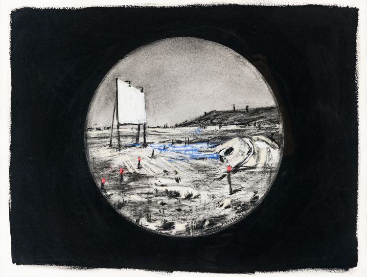 Untitled (Drawing for Felix in Exile) by William Kentridge