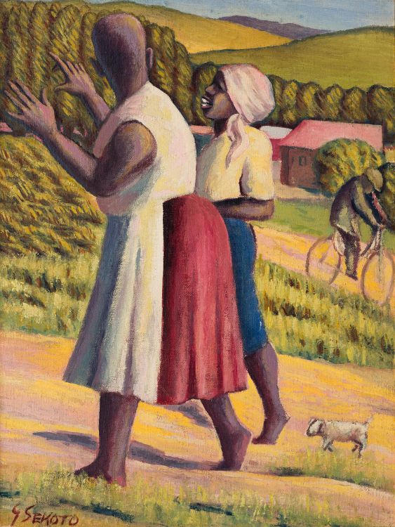 Gerard Sekoto; Women in the Country