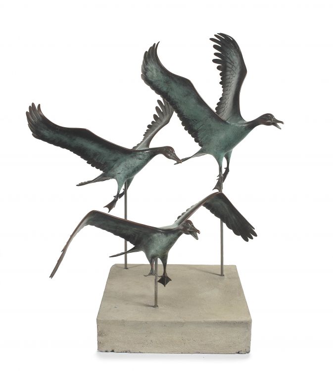Freedom, Three Geese by Dietmar Wiening | Strauss & Co