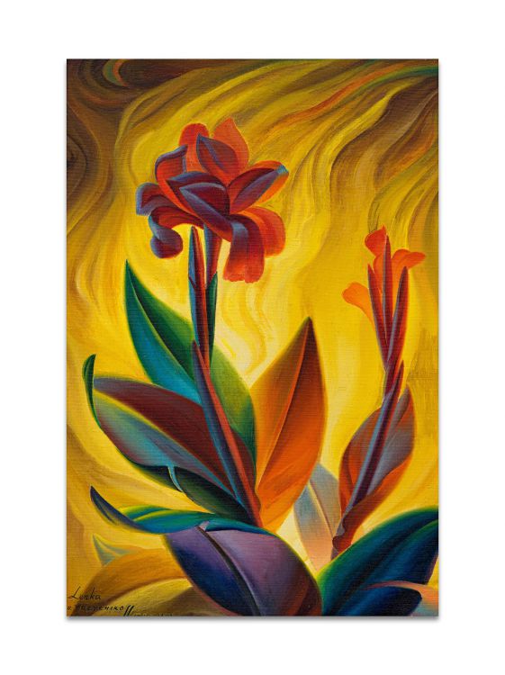 1950s Turnerミッドセンチュリー リトグラフ プリント フラワー The Tropical Flower by Vladimir Tretchikoff | Strauss & Co