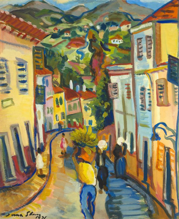 Irma Stern; Street Scene, Madeira