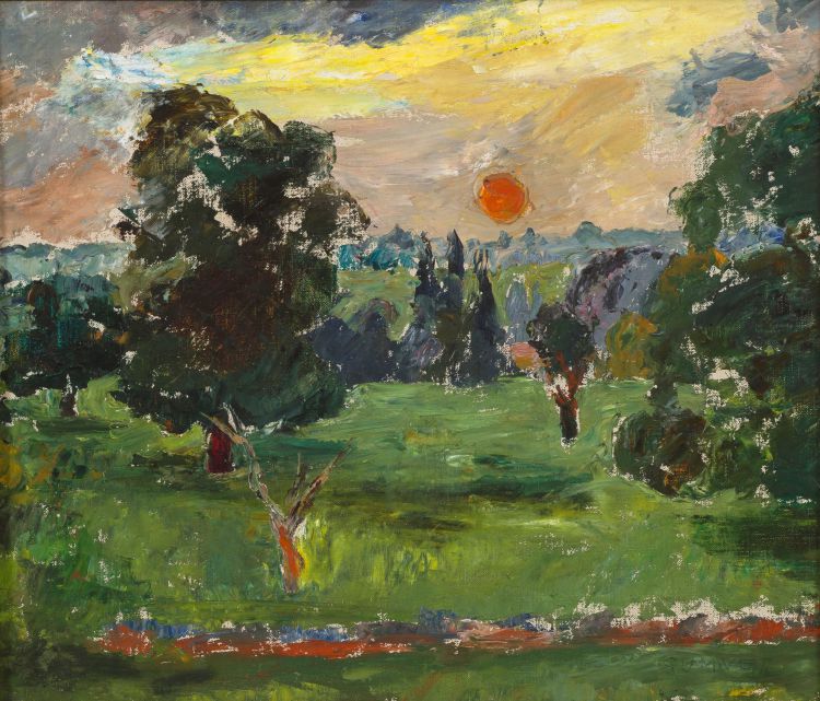 Maud Sumner; Landscape at Dusk | Strauss & Co