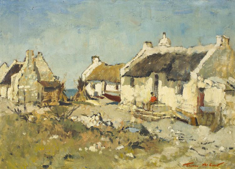 Terence McCaw; Fishermens' (sic) Houses, Waenhuiskrans