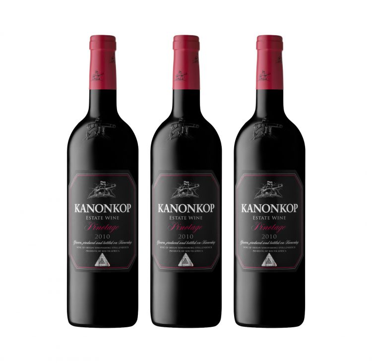 Kanonkop; Black Label Pinotage; 2010; 3 (1 x 3); 750ml