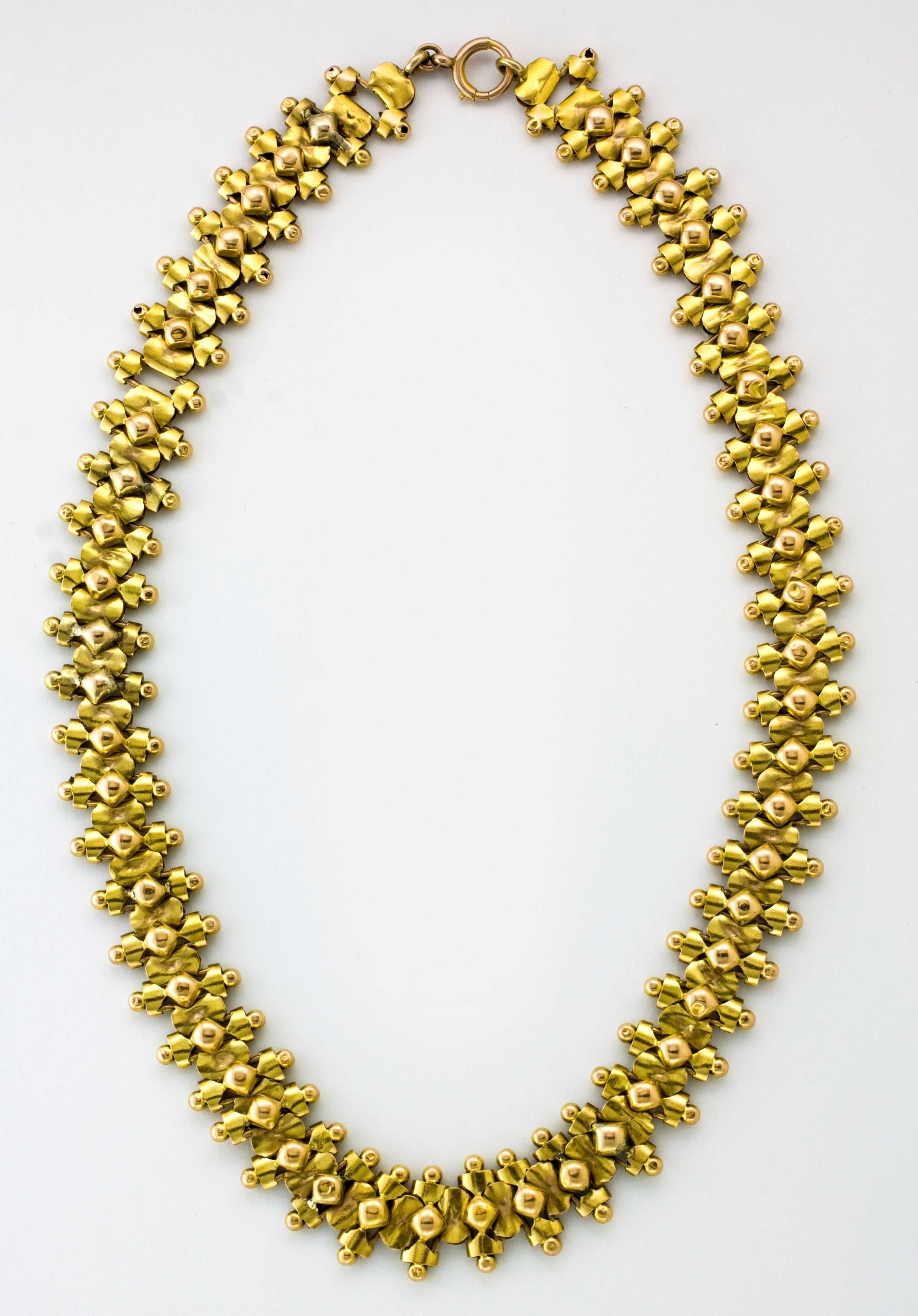 Victorian gold necklace, late 19th century | Strauss & Co