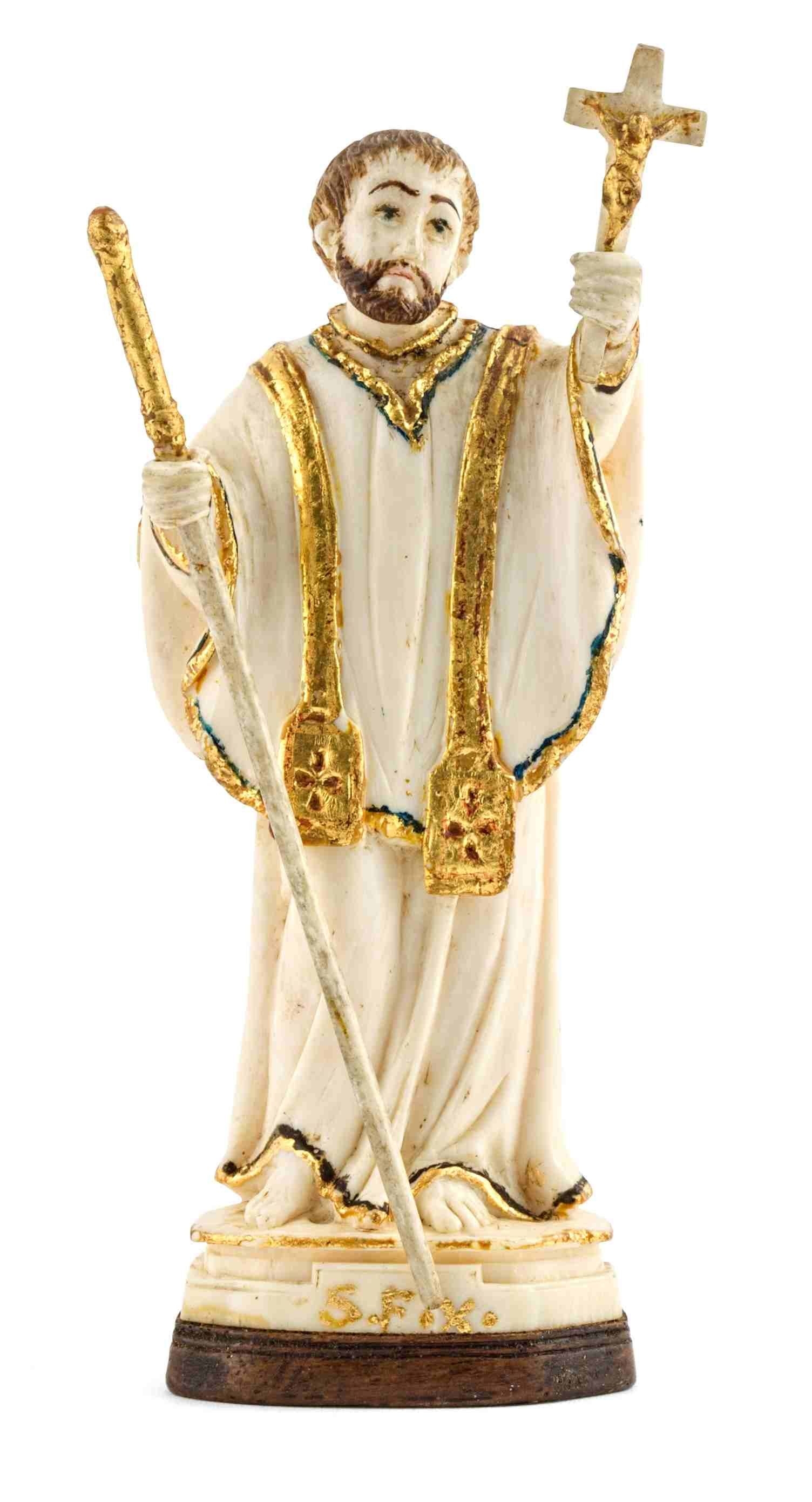 An Indo-Portuguese ivory figure of St Francis Xavier, early 19th ...