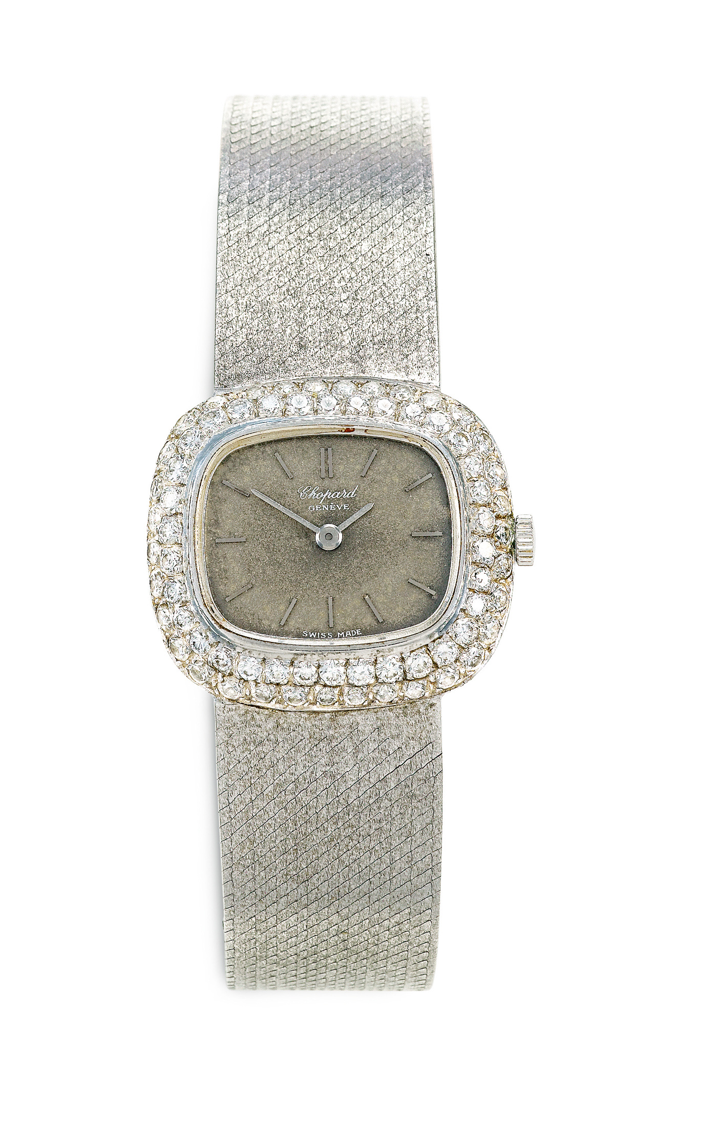 Lady s diamond and 18ct white gold watch Chopard 1976 Ref 62949