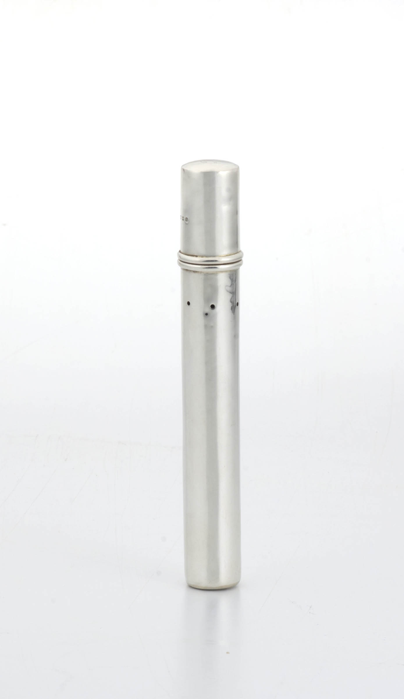 A George V silver cigar tube, Charles Fox & Co Ltd, London, 1919