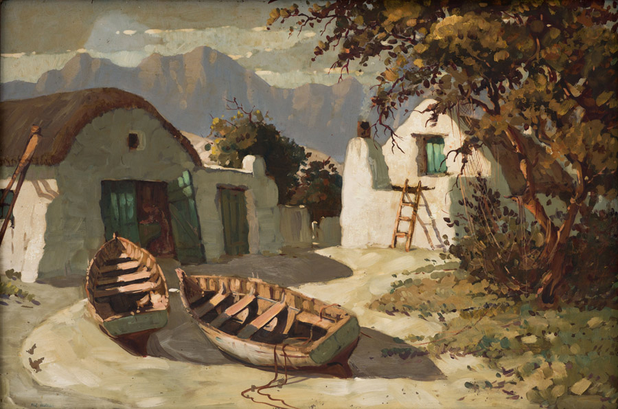 Nils Andersen; Fishing Boats and Cape Cottages