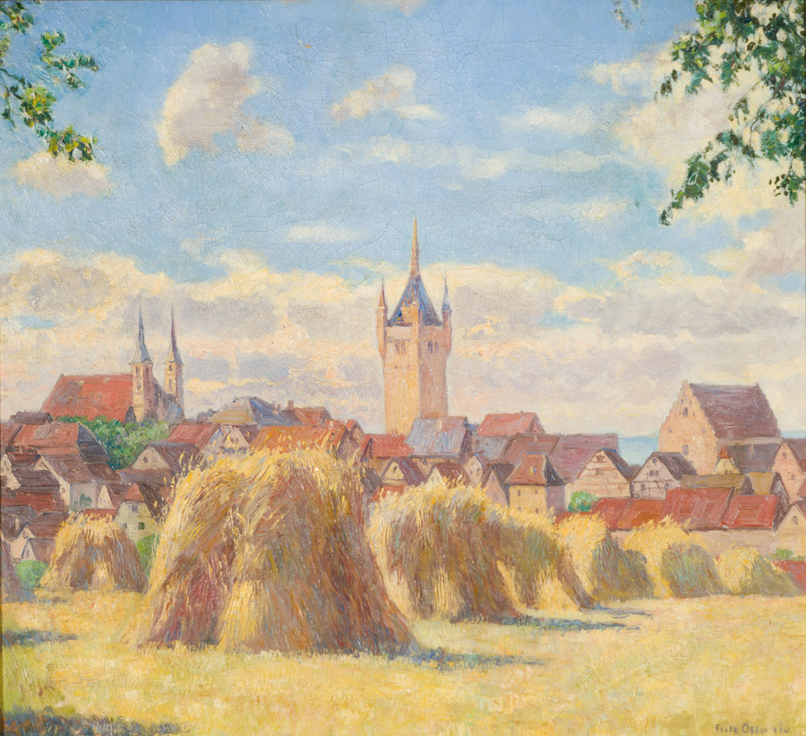Fritz Osswald; Sheaves of Wheat