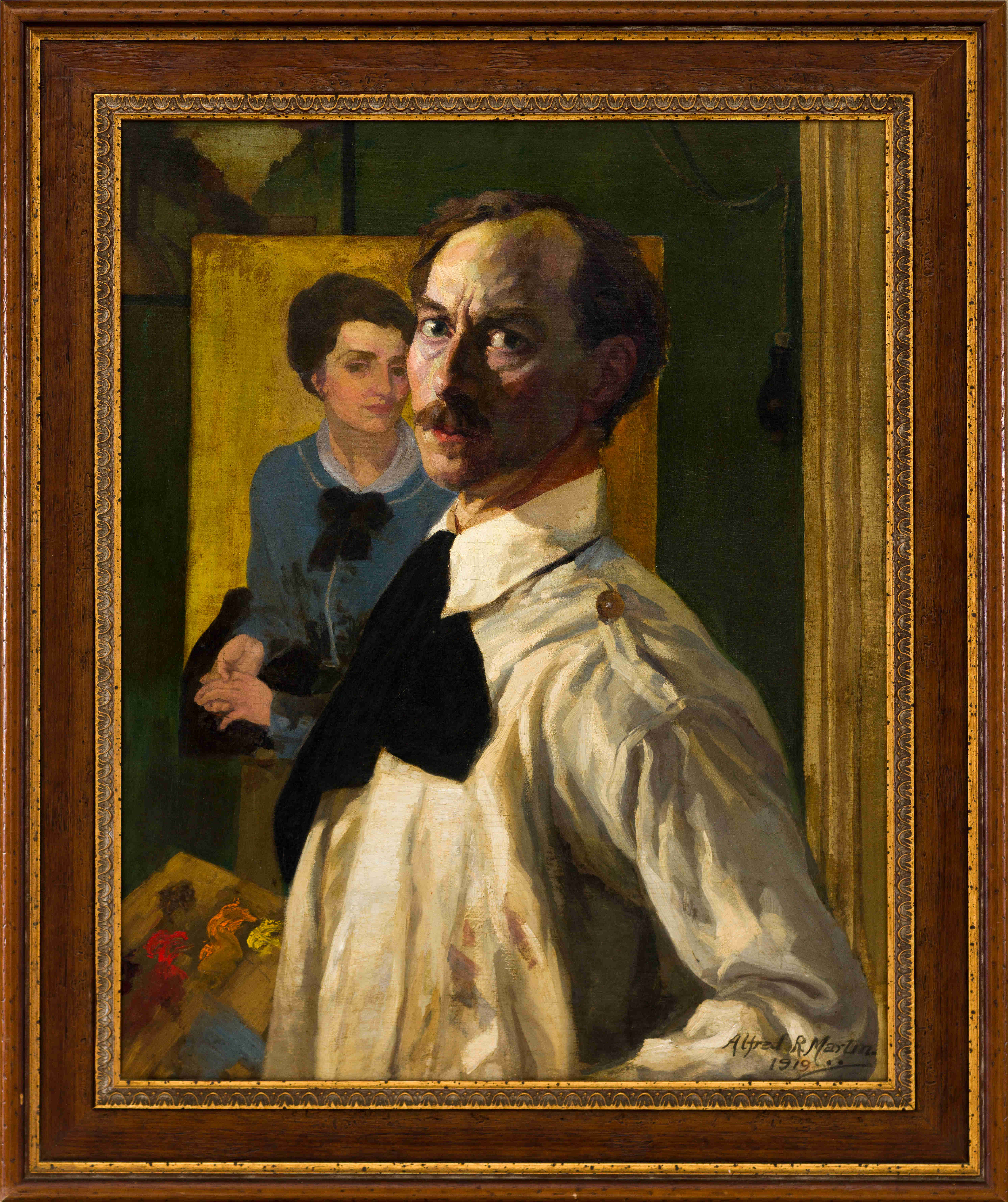 Alfred Richard Martin; Self-Portrait of the Artist