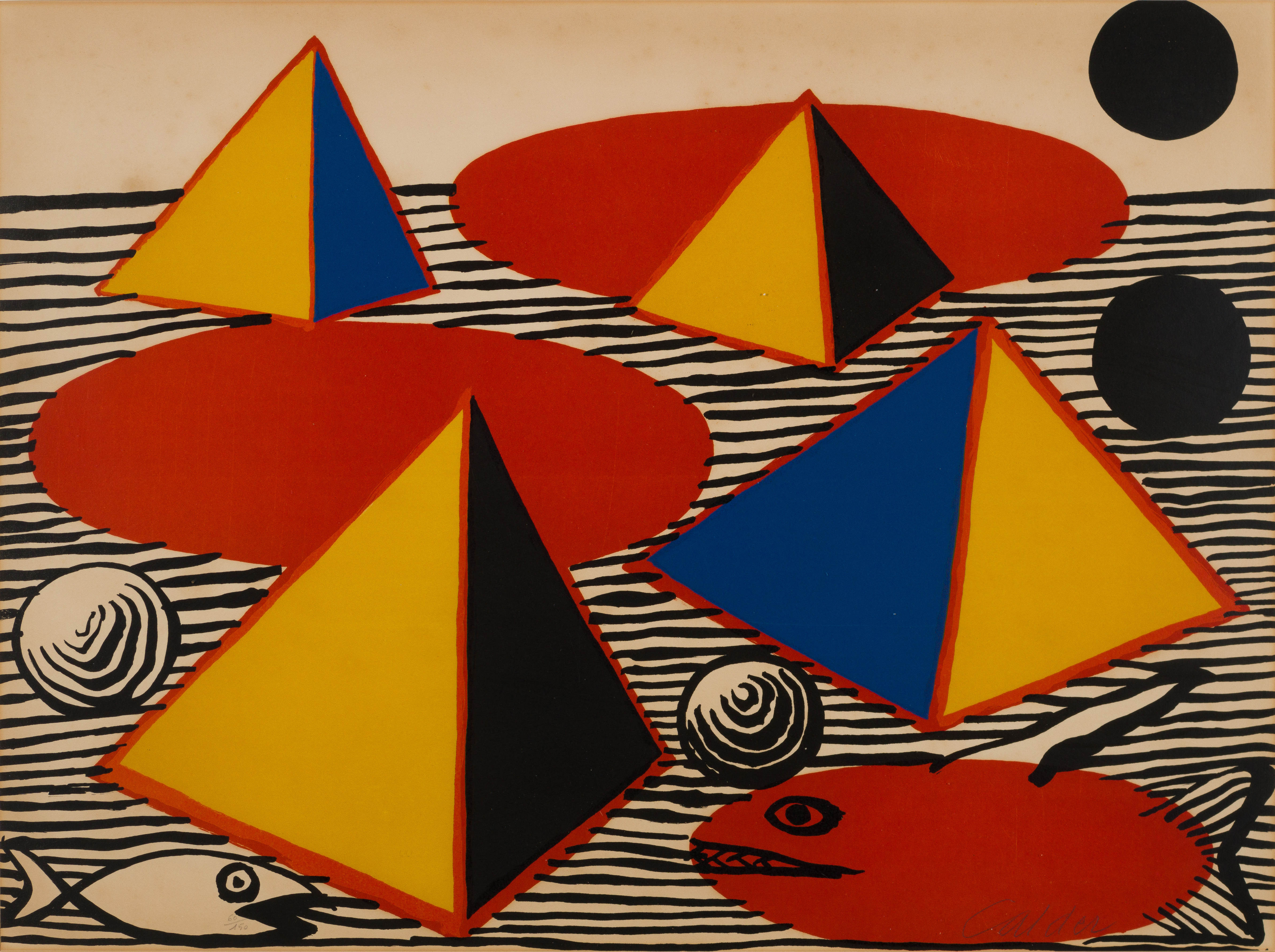 Alexander Calder; Pyramids and Fish