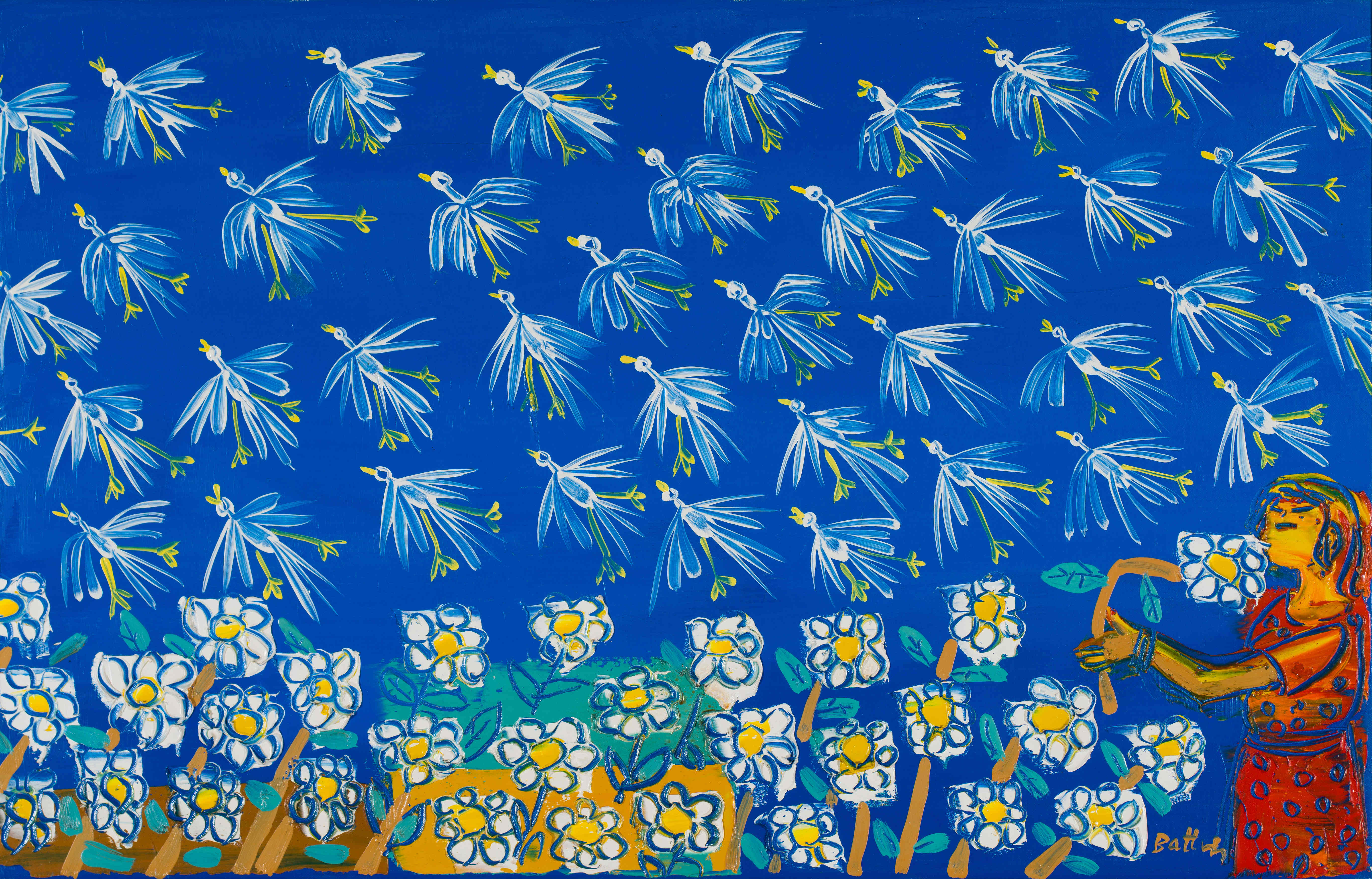 Walter Battiss; Birds and Flowers