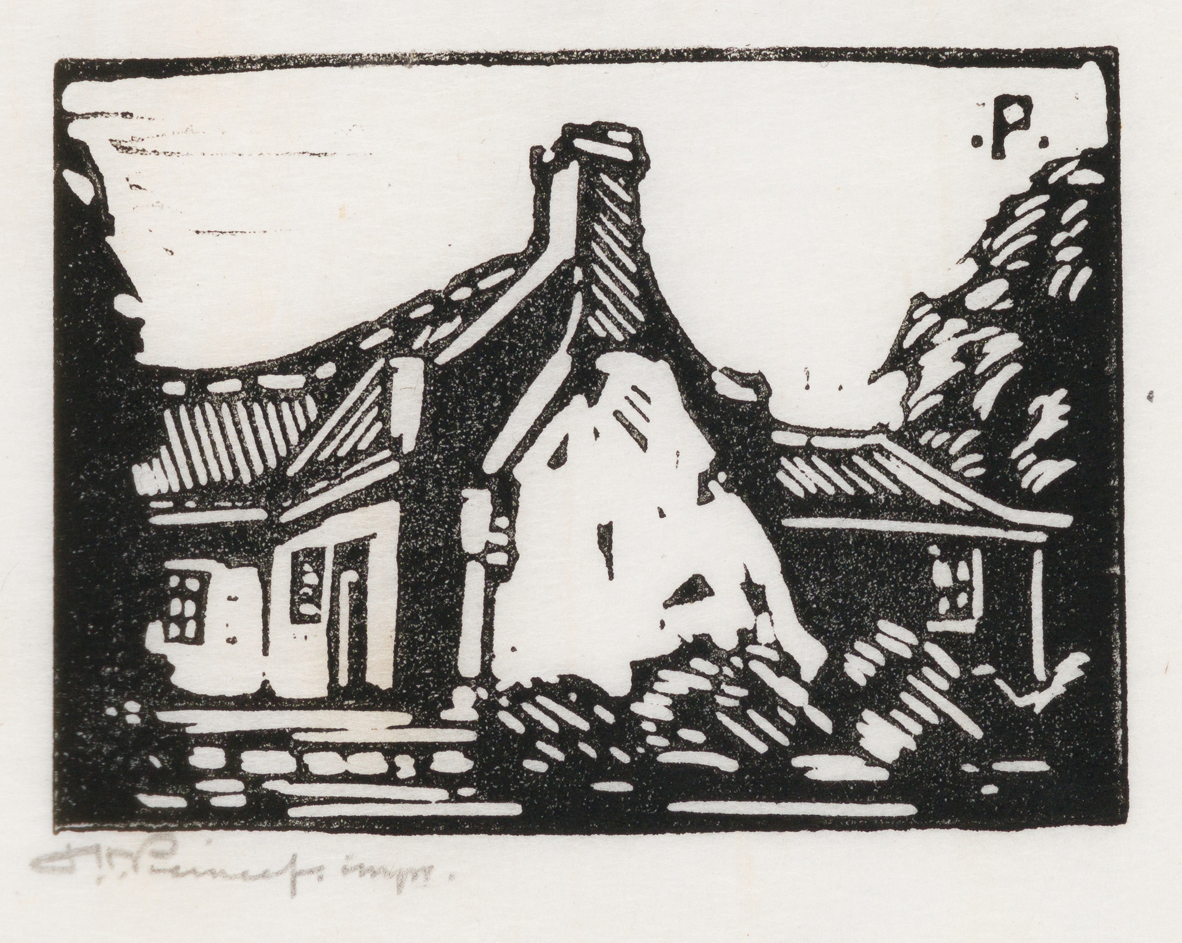 Jacob Hendrik Pierneef; Old House, Silverton