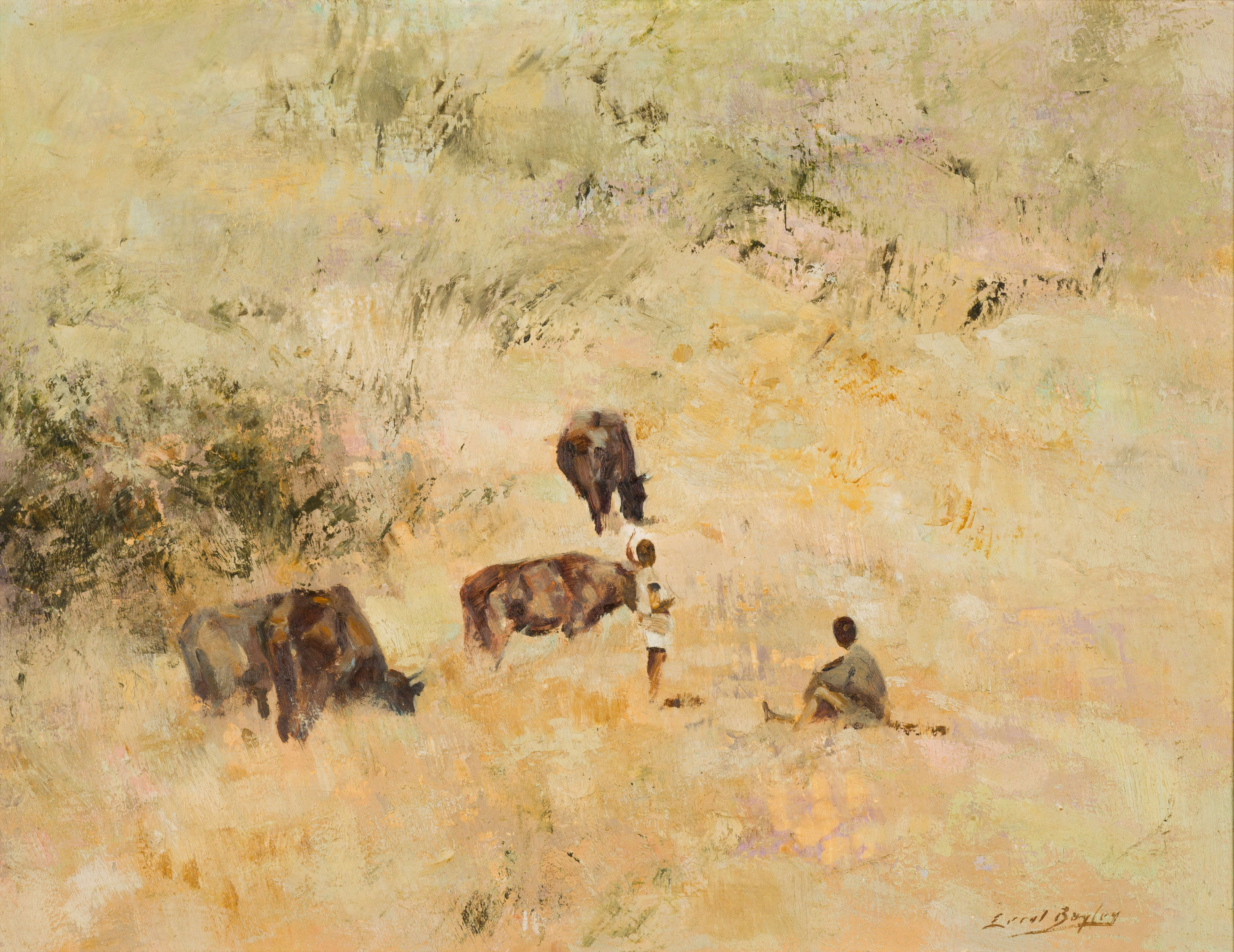 Errol Boyley; Herdboys with Cattle