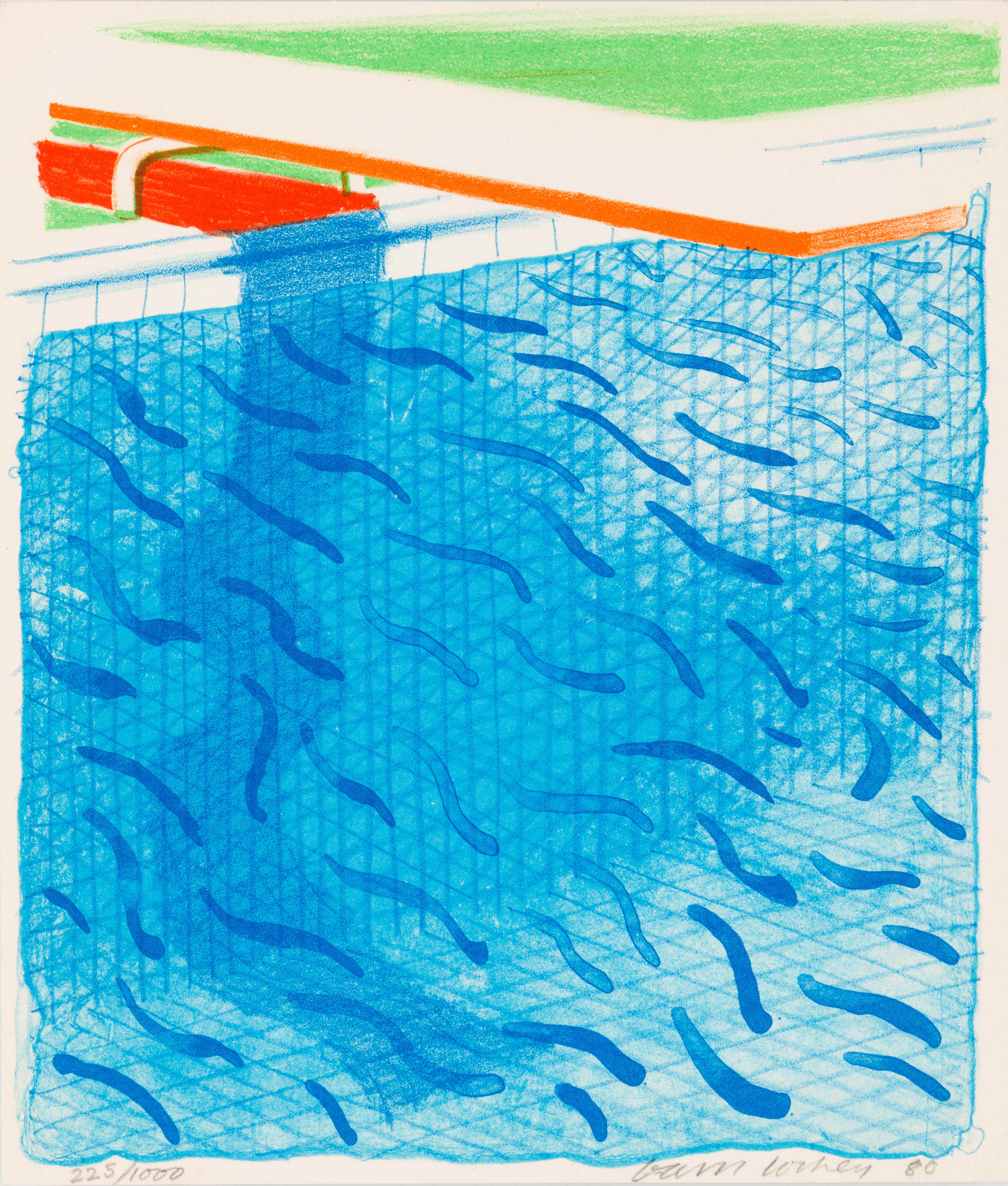 David Hockney; Paper Pools