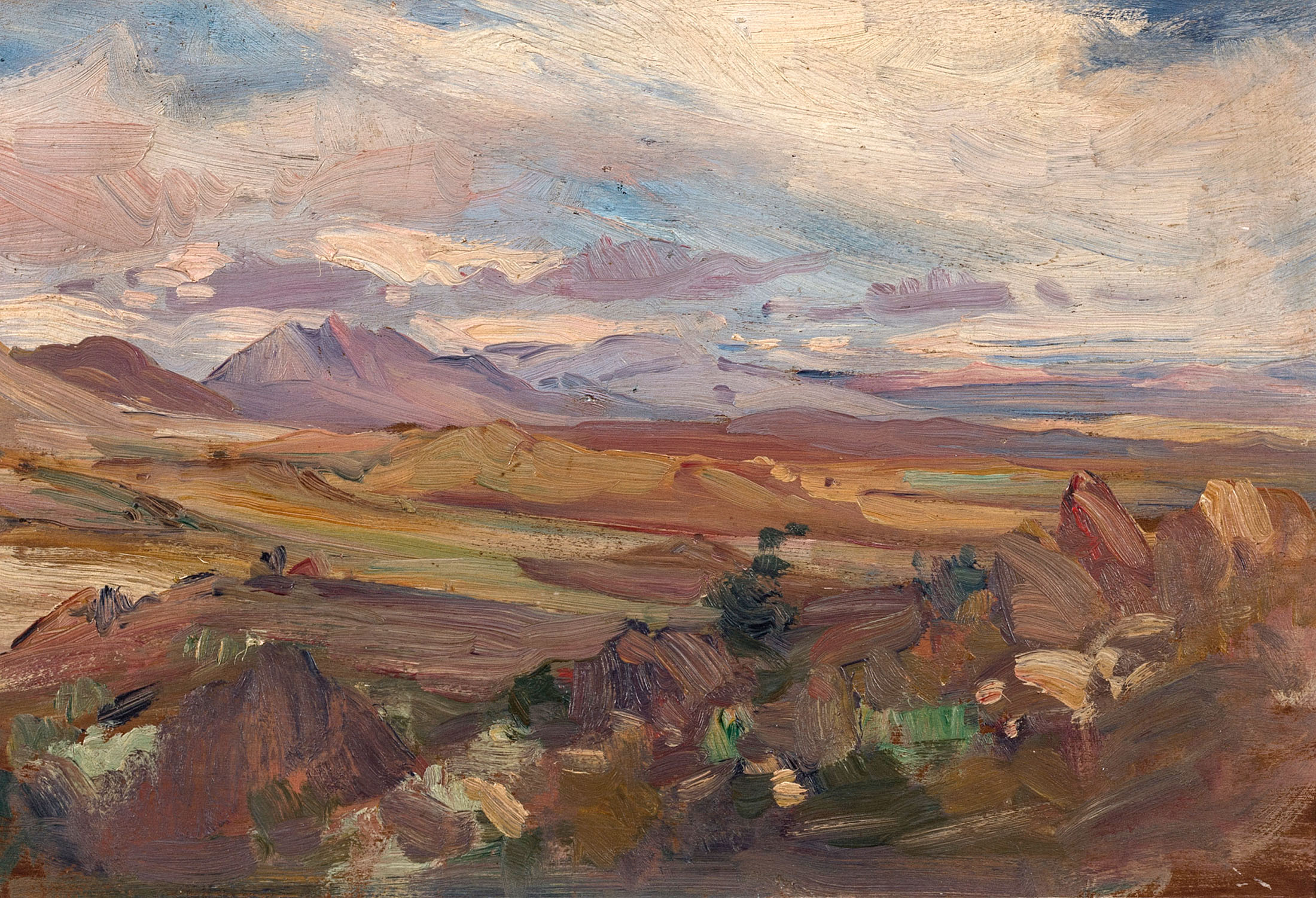 Hugo Naudé; Mountains near Worcester