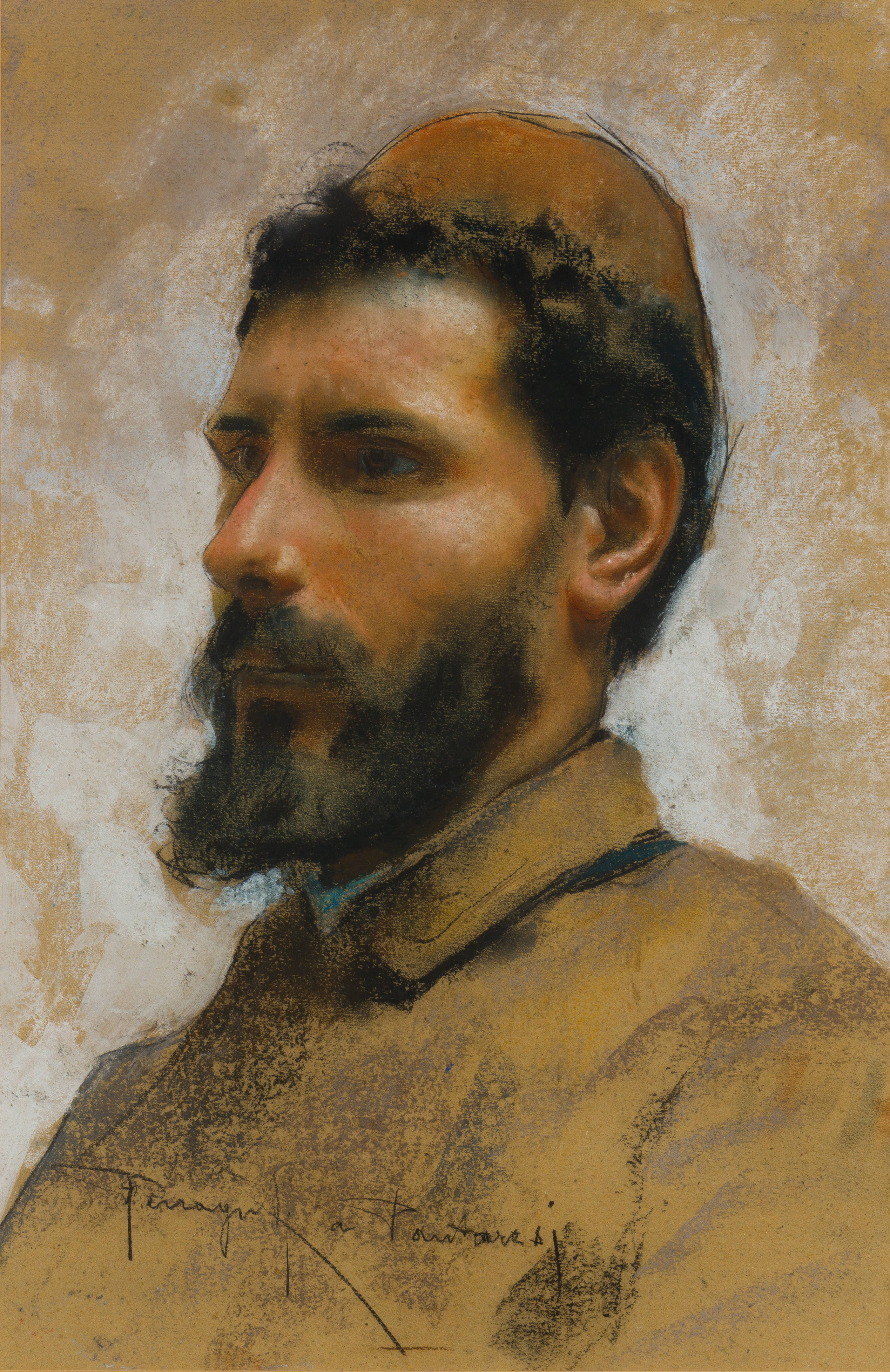Arnaldo Ferraguti; Portrait of a Man