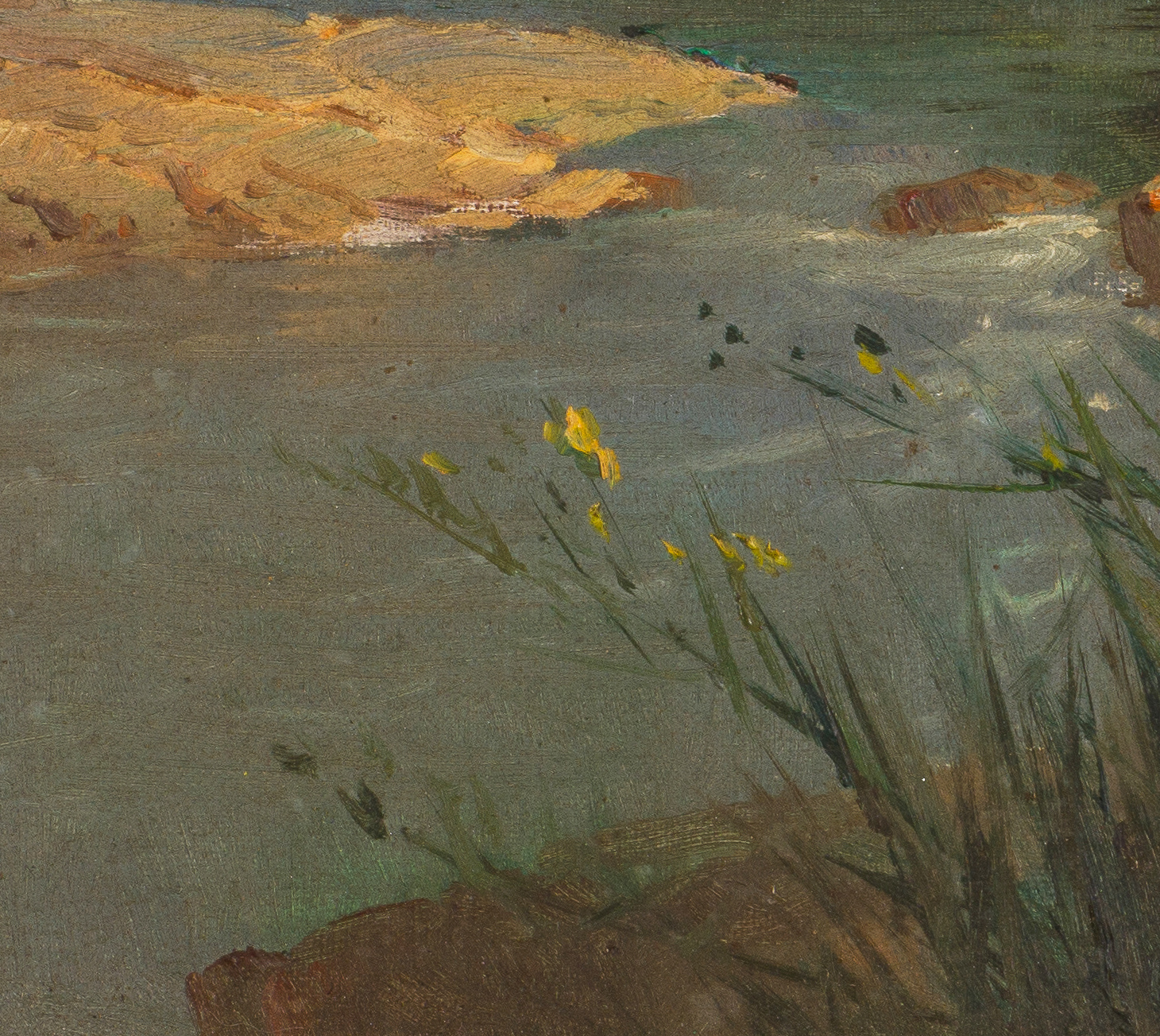 Titta Fasciotti; Landscape with River Bend