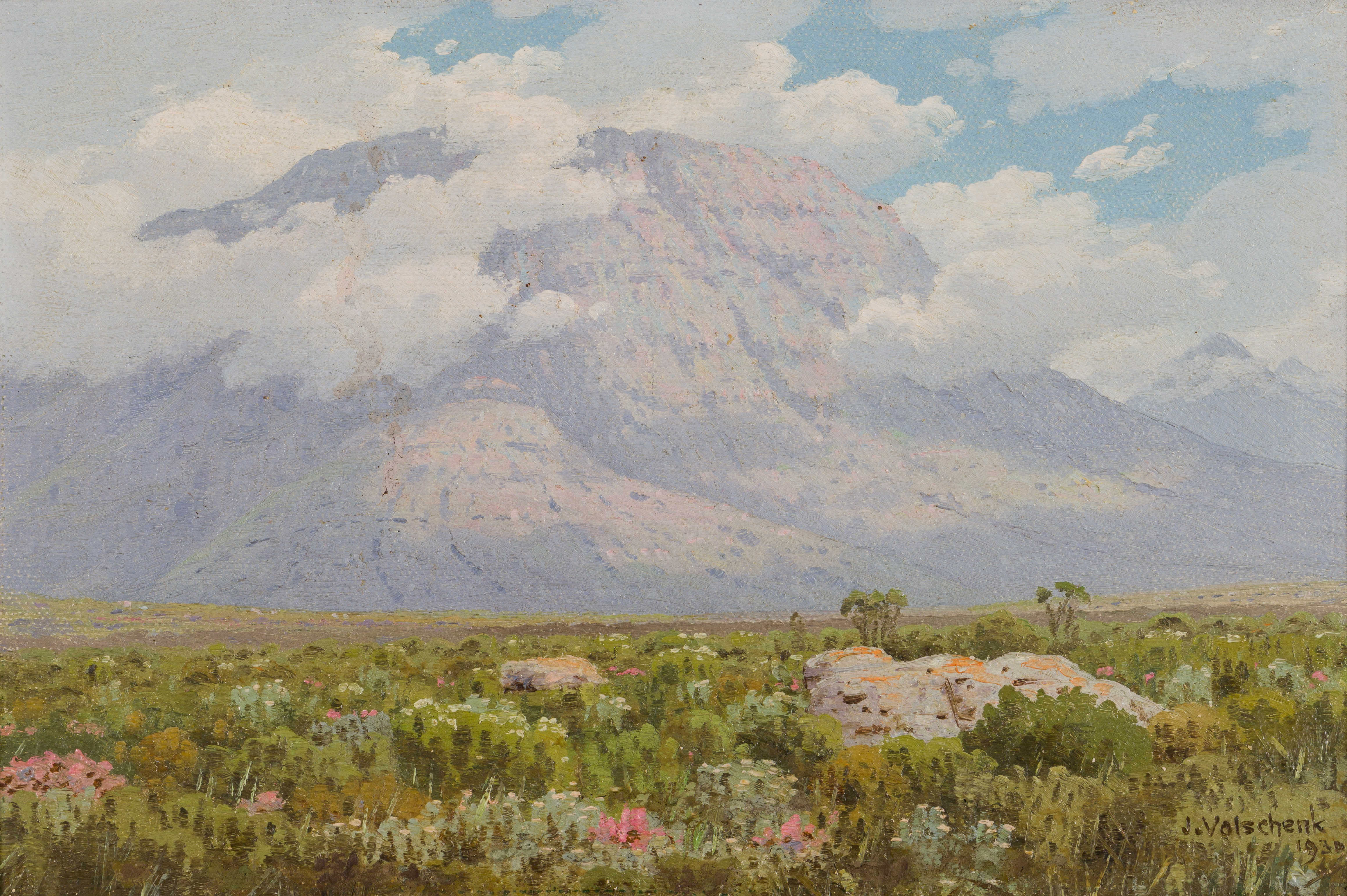 Jan Ernst Abraham Volschenk; Sunshine on Cloud and Mountain