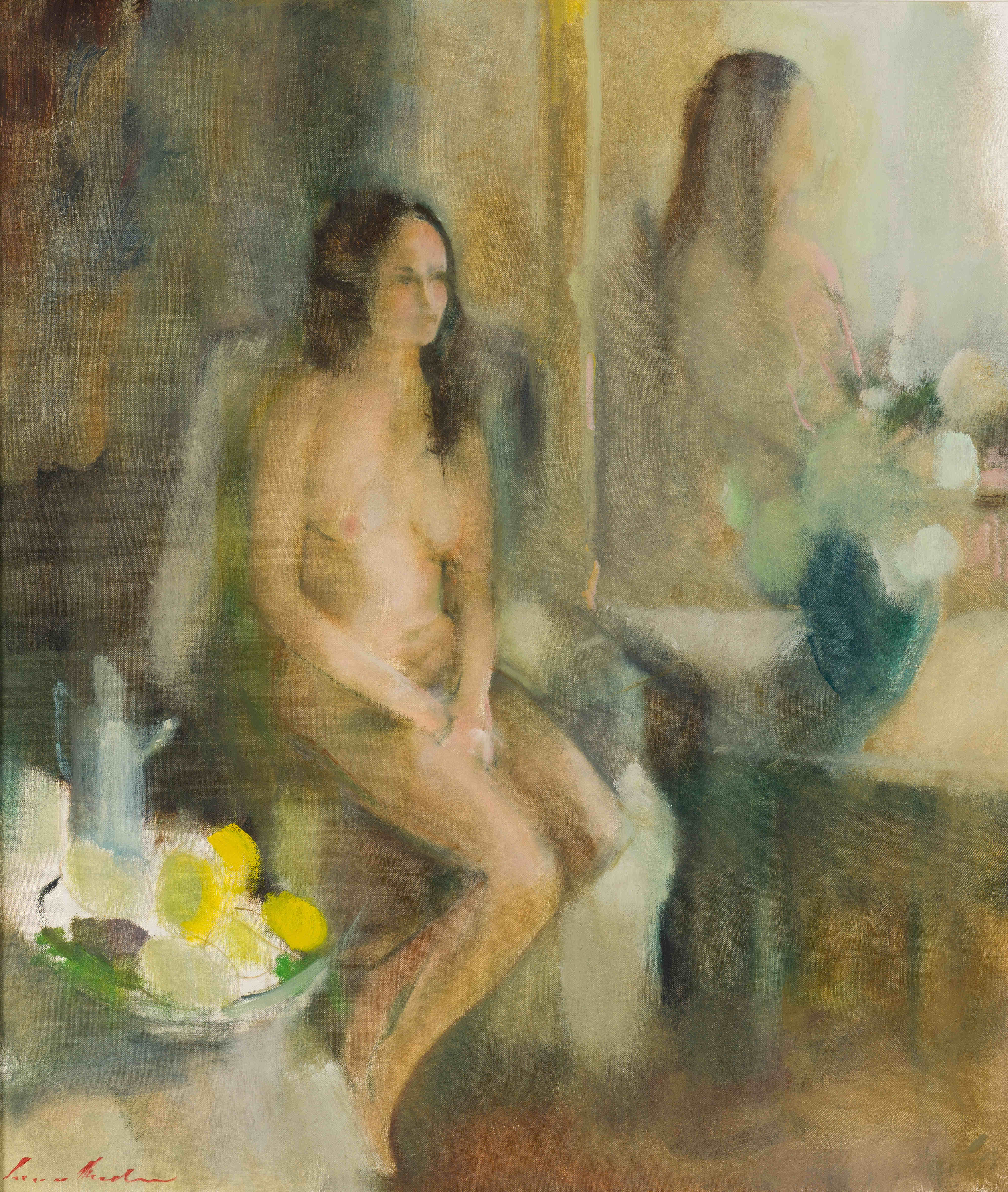 Louis van Heerden; Seated Nude