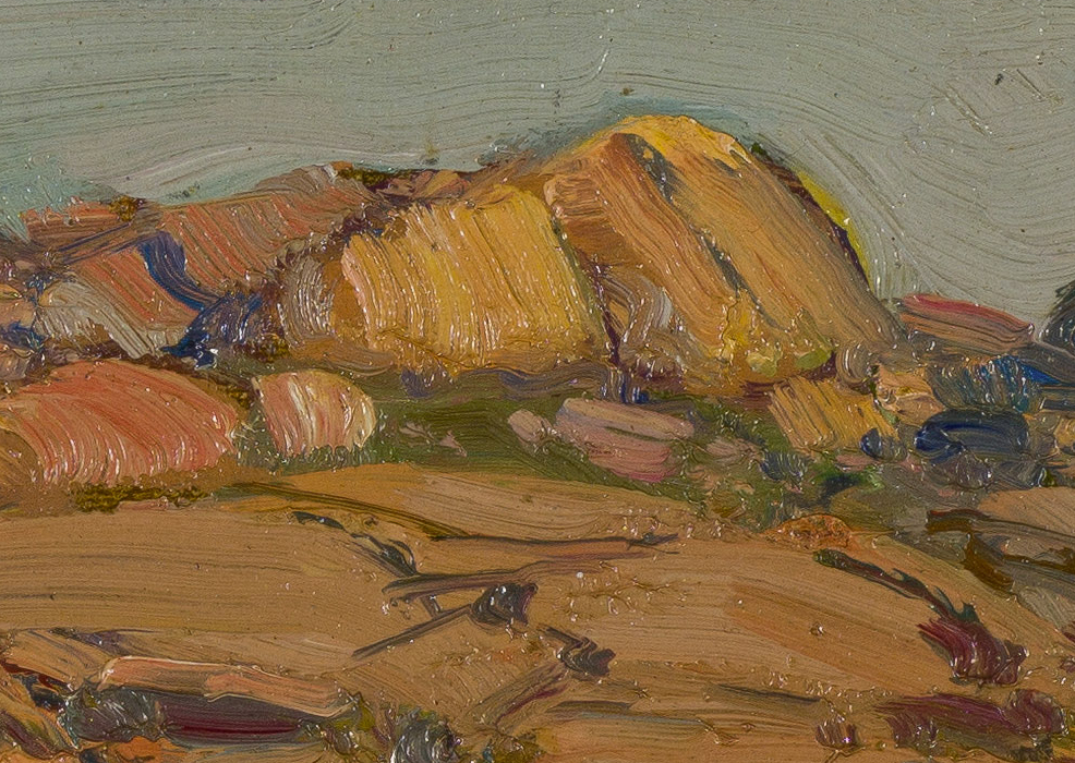 Piet van Heerden; Landscape with Rocky Outcrop