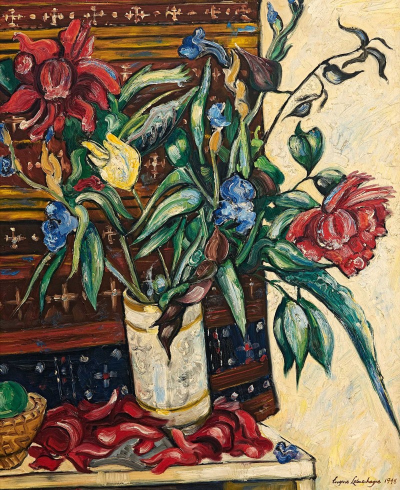 Eugene Labuschagne; Still Life with Flowers
