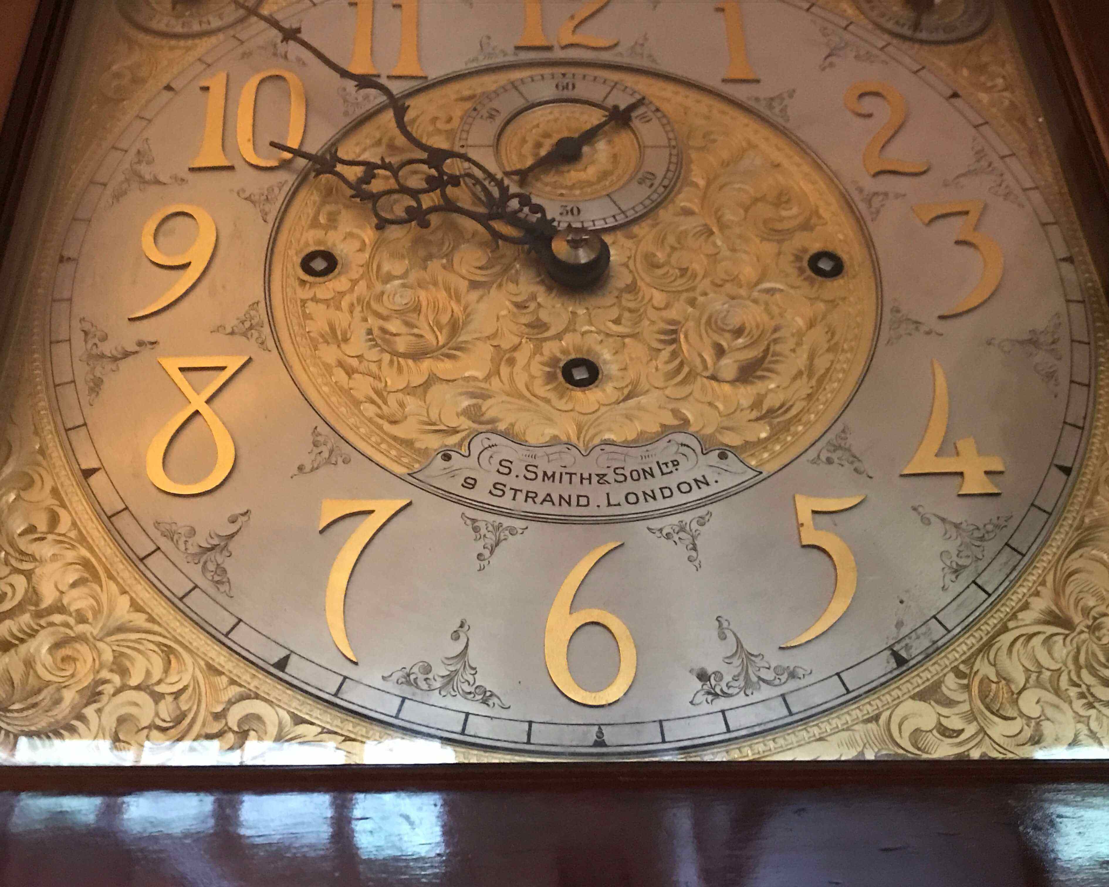 A mahogany tubular chiming longcase clock, Smith & Son Ltd, London, late 19th/early 20th century