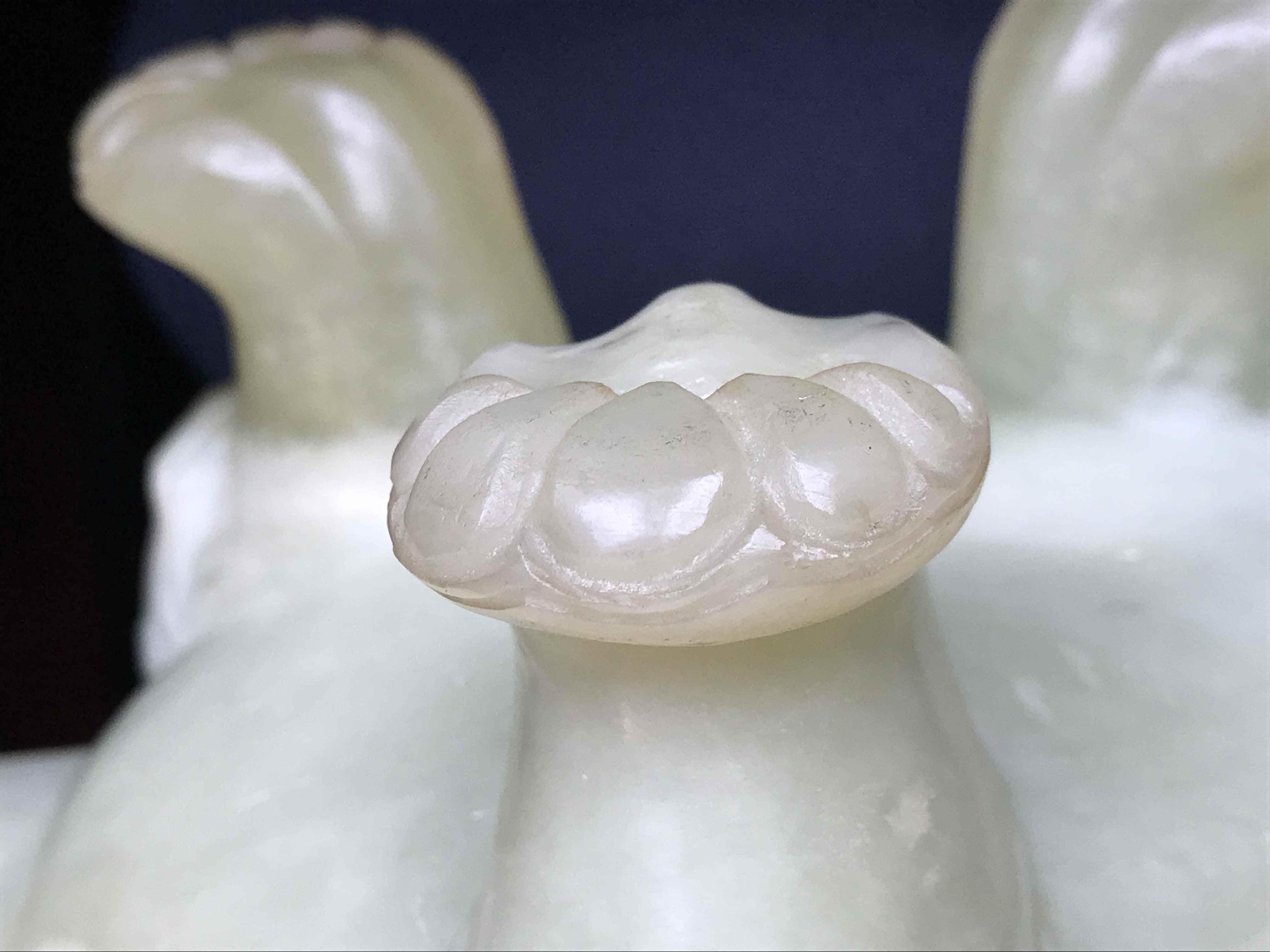 A Chinese celadon jade censor, Qing Dynasty, 19th century