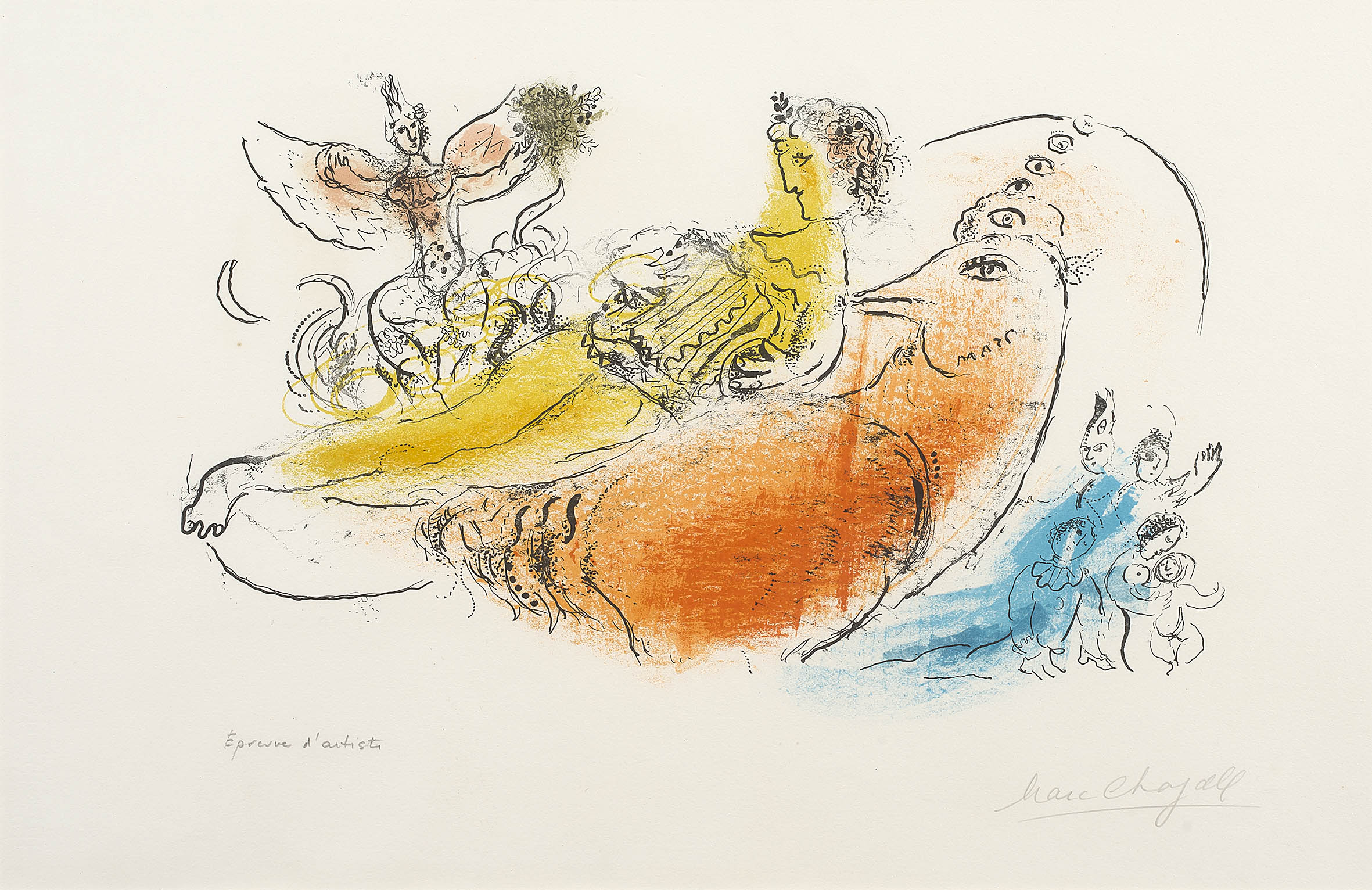 Marc Chagall; Der Akkordionspieler