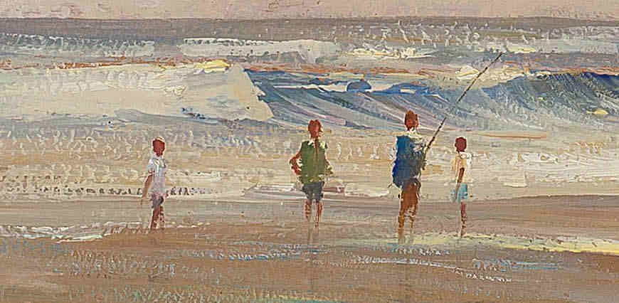 Christopher Tugwell; Figures on a Beach