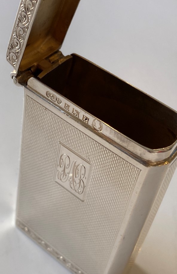 An Elizabeth II silver novelty cigarette case, Joseph Gloster Ltd, Birmingham, 1953