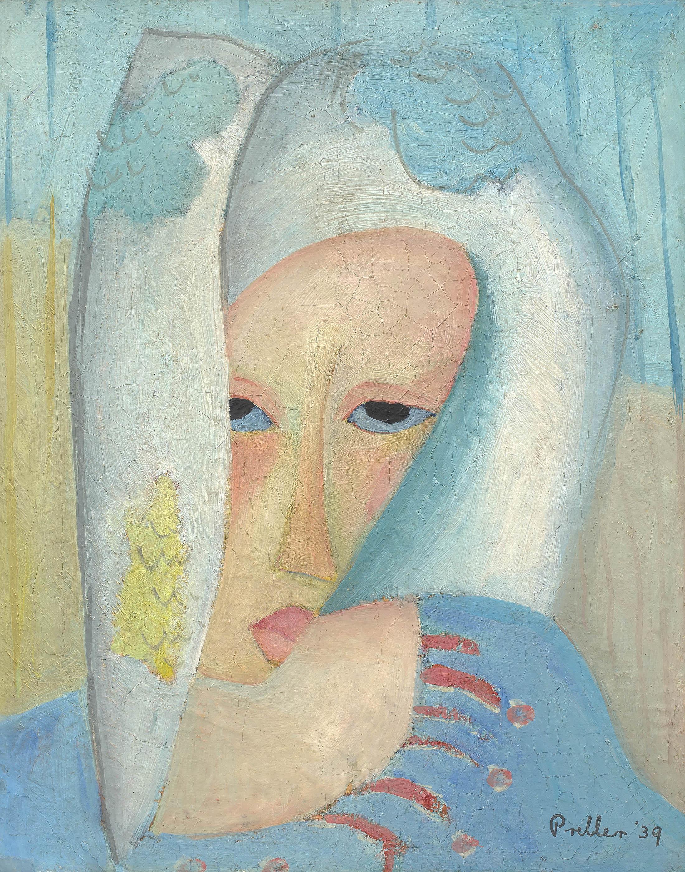 Alexis Preller; Woman in Blue