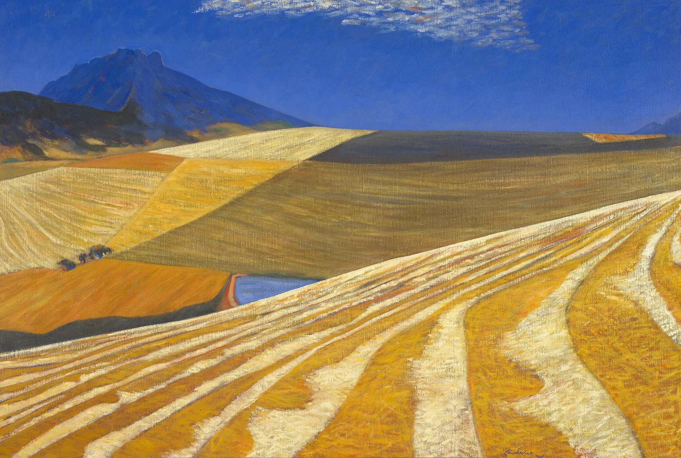 Erik Laubscher; Wheat Lands near Hermon