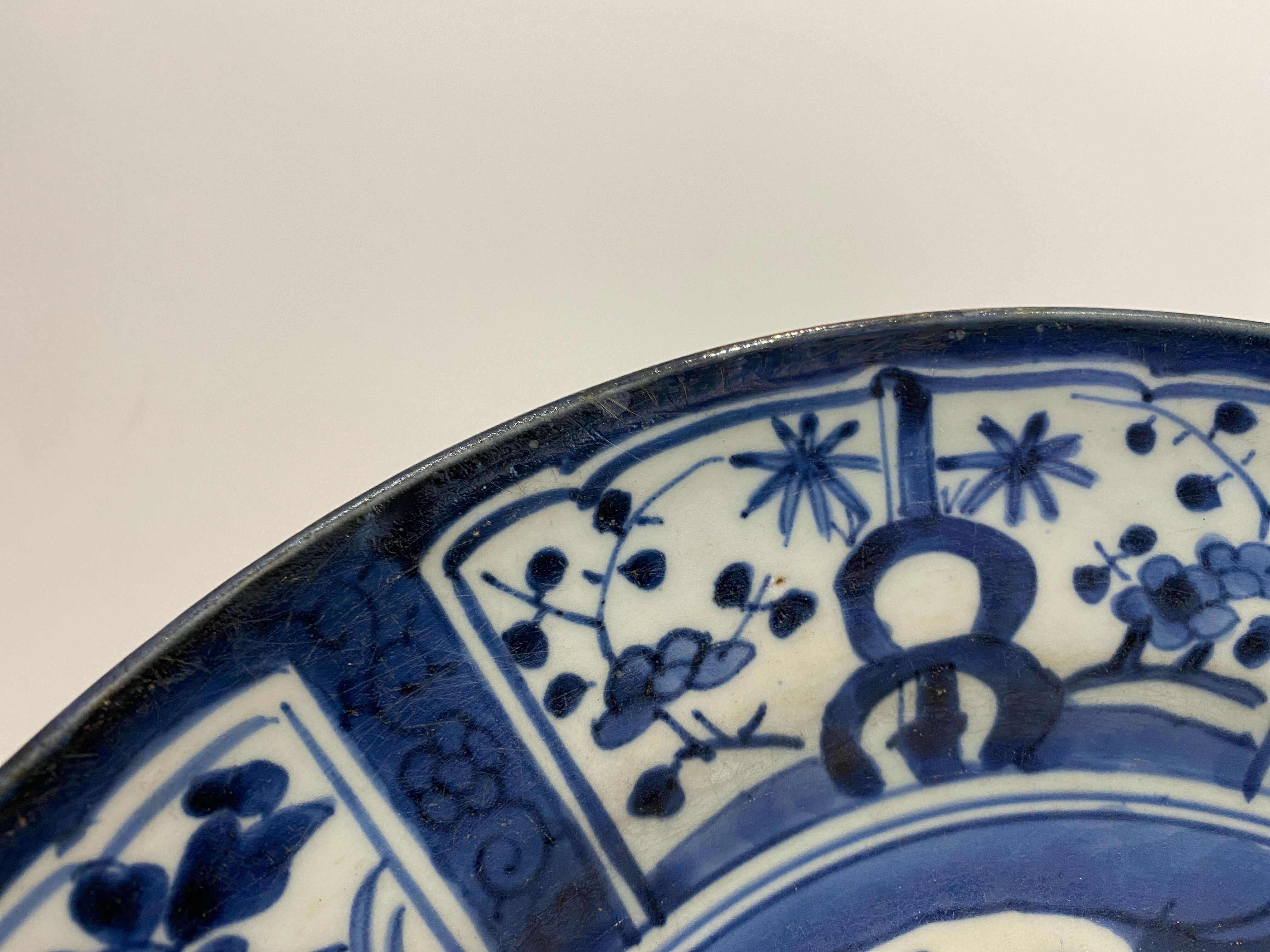 An Arita blue and white VOC dish, late 17th century