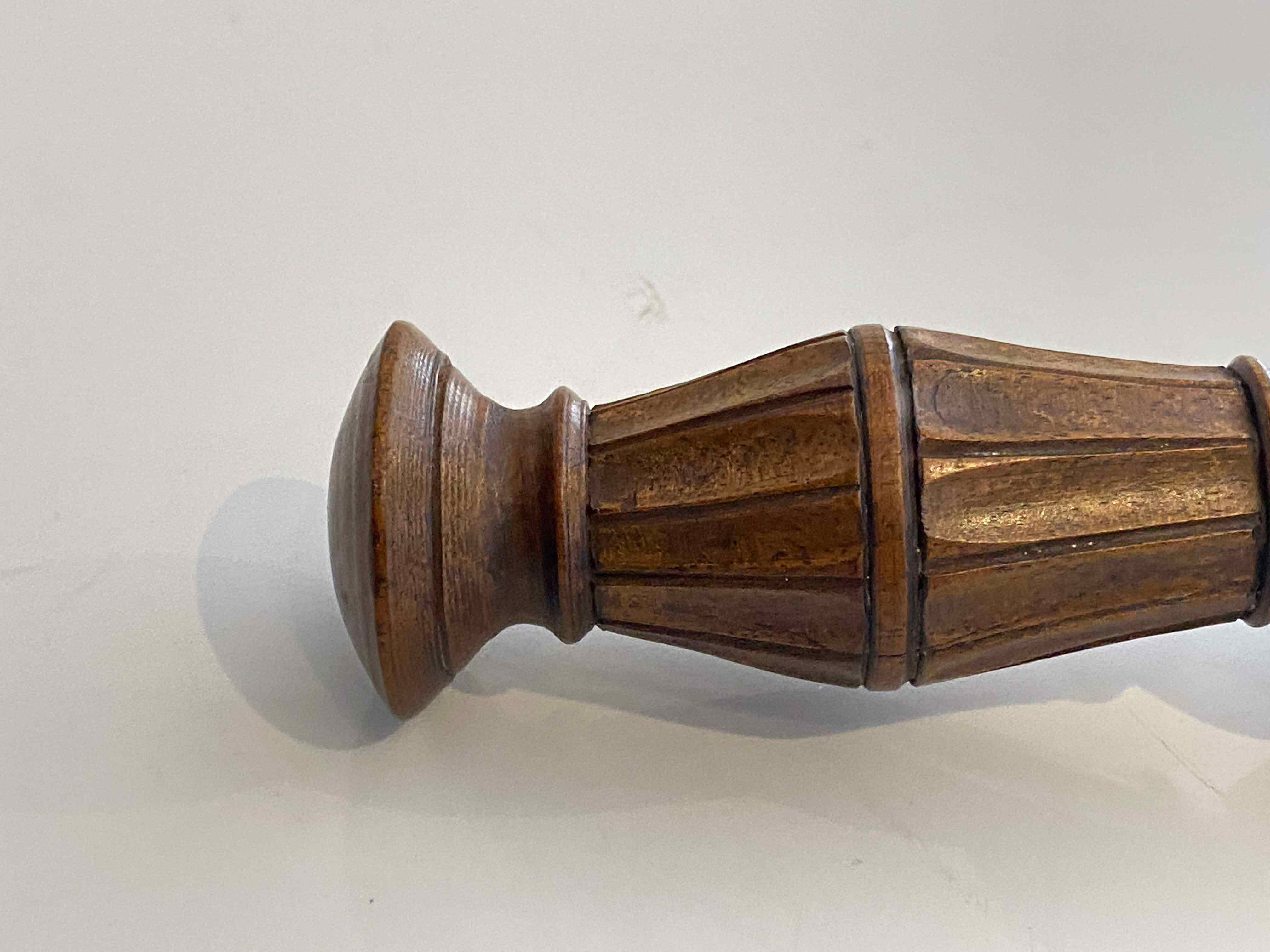 A treen nutcracker, 19th century