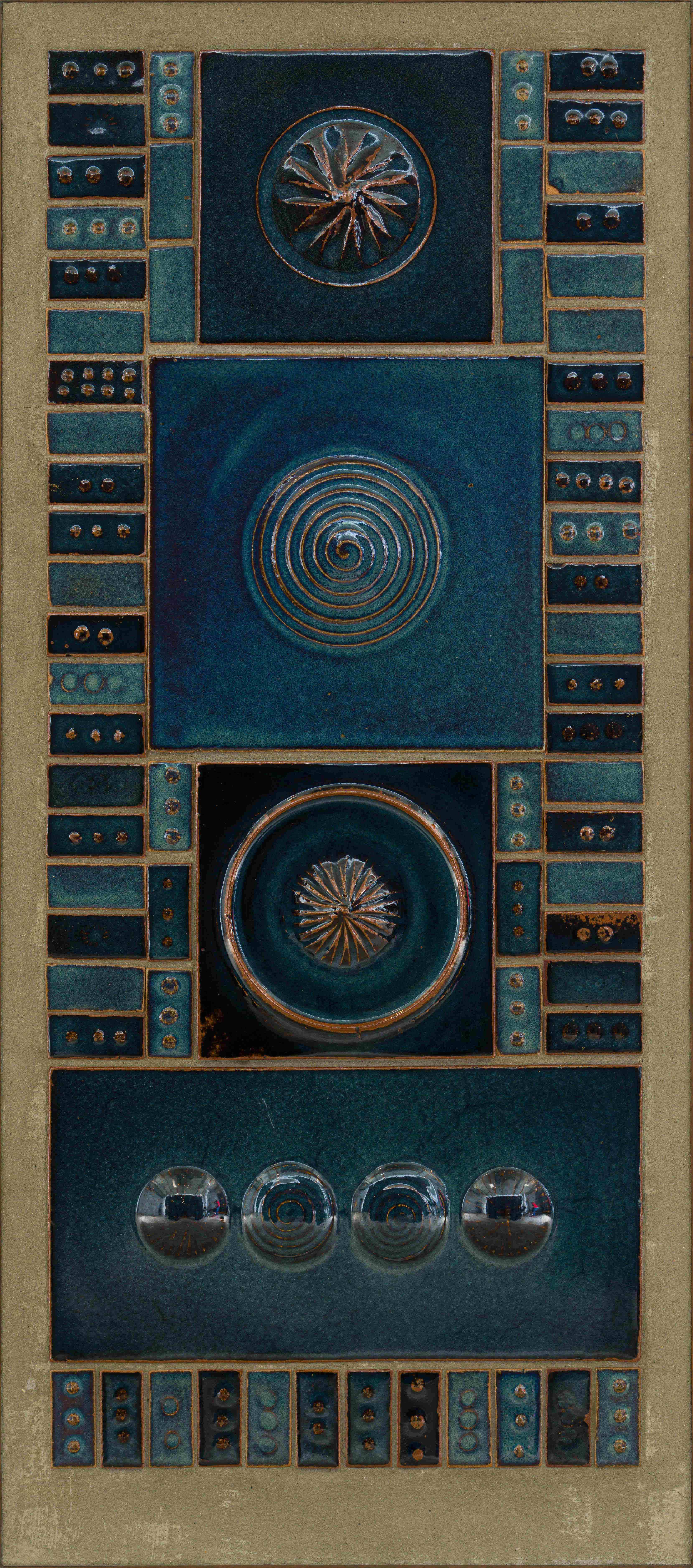 Esias Bosch; Abstract Composition in Blue