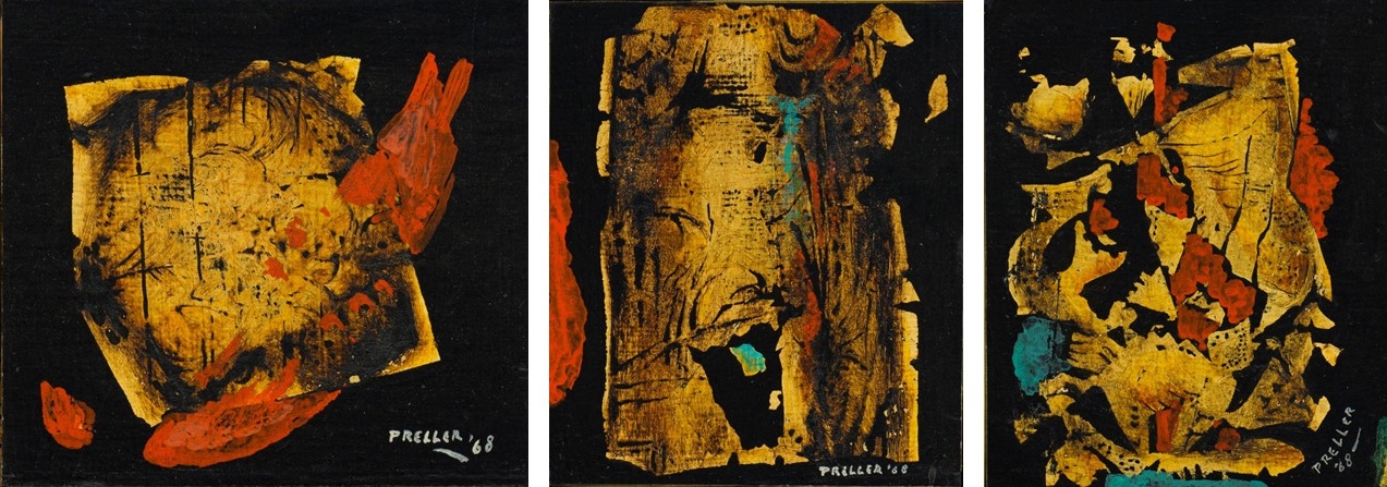 Alexis Preller; Iliad, triptych