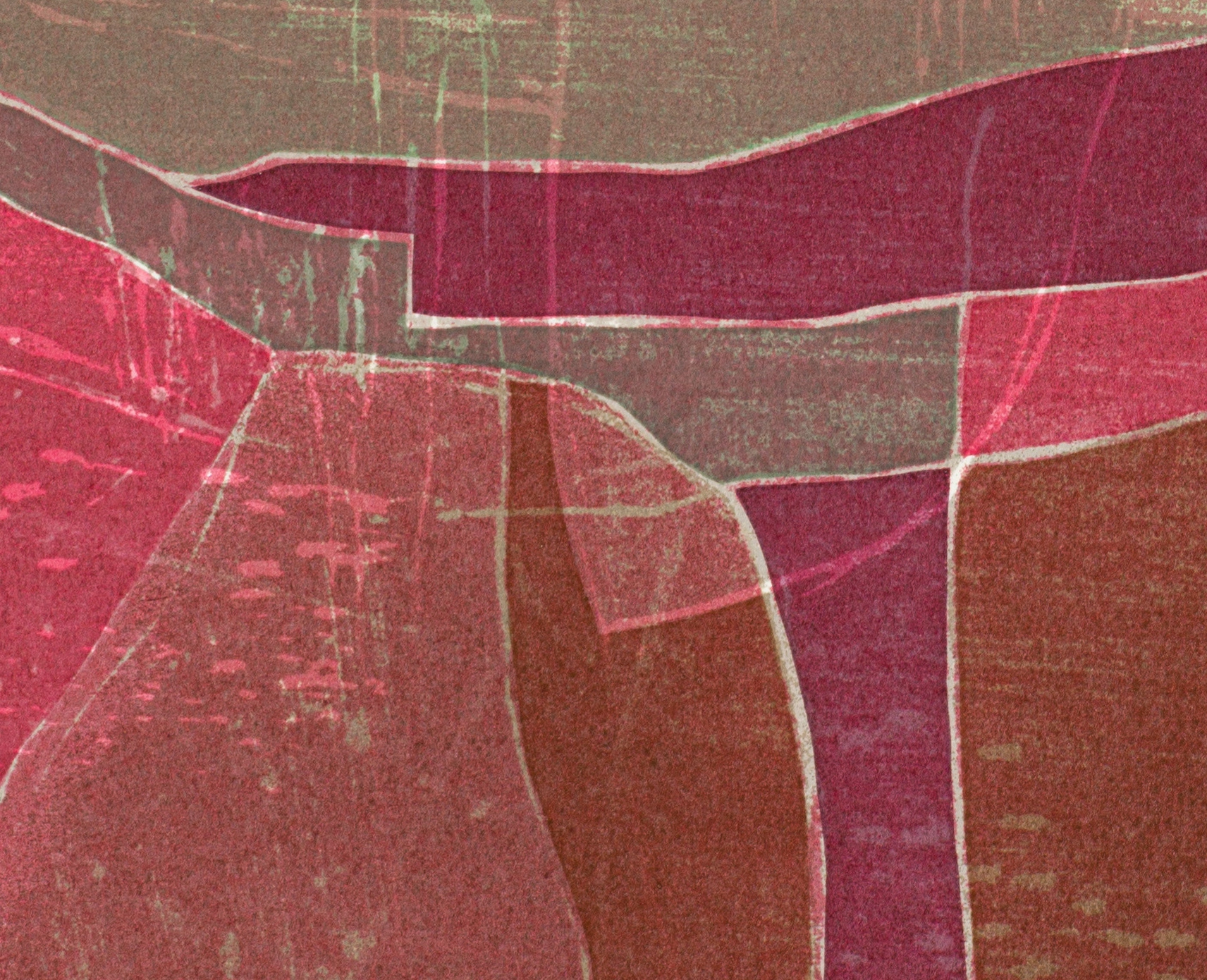 Fred Schimmel; Untitled (Abstract Composition in Pink and Purple)