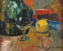 Frank Spears; A Still Life with a Wine Glass