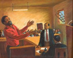 George Milwa Mnyaluza Pemba; The Court Room