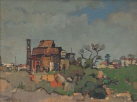 Gregoire Boonzaier; Hare's Brick Factory, Mowbray Cape