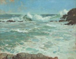 Walter Gilbert Wiles; A Seascape